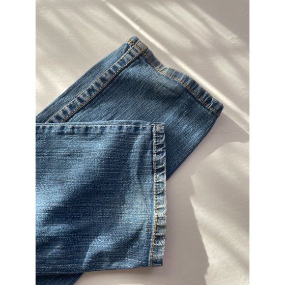 Aeropostale Bayla Skinny Blue Denim Jeans Size 13/14 Regular Zip Button Closure - Picture 6 of 7